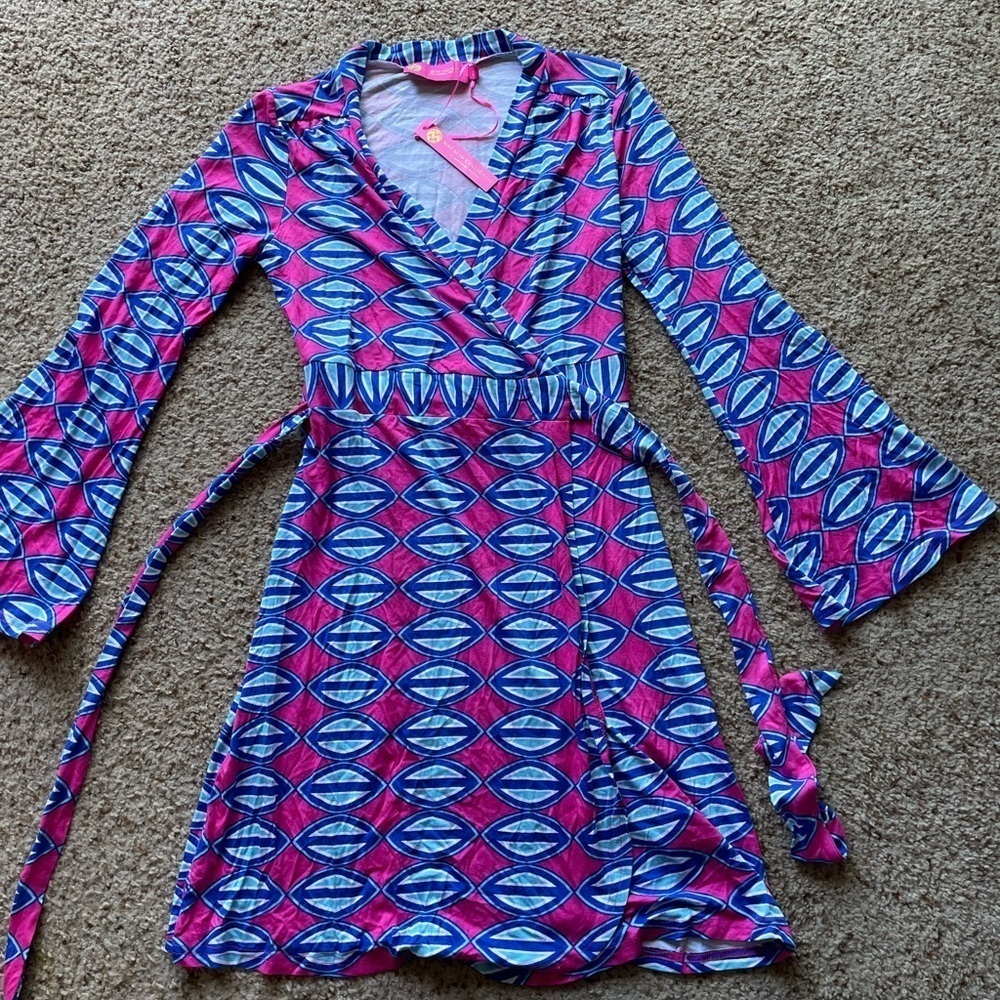 NWT Macbeth Collection wrap dress size S